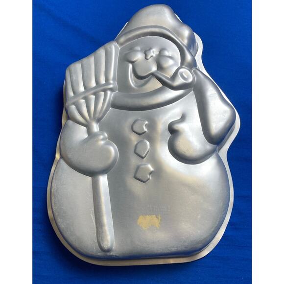 VTG Wilton Frosty The Snowman Aluminum Cake Pan 502-1646 - Picture 2 of 7